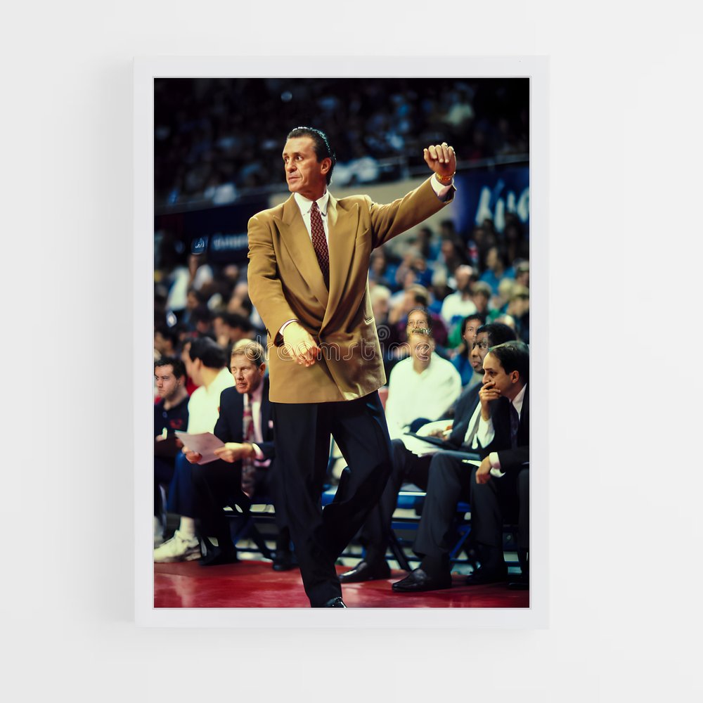 Poster Pat de riley – affiche Basketball (vue 3)